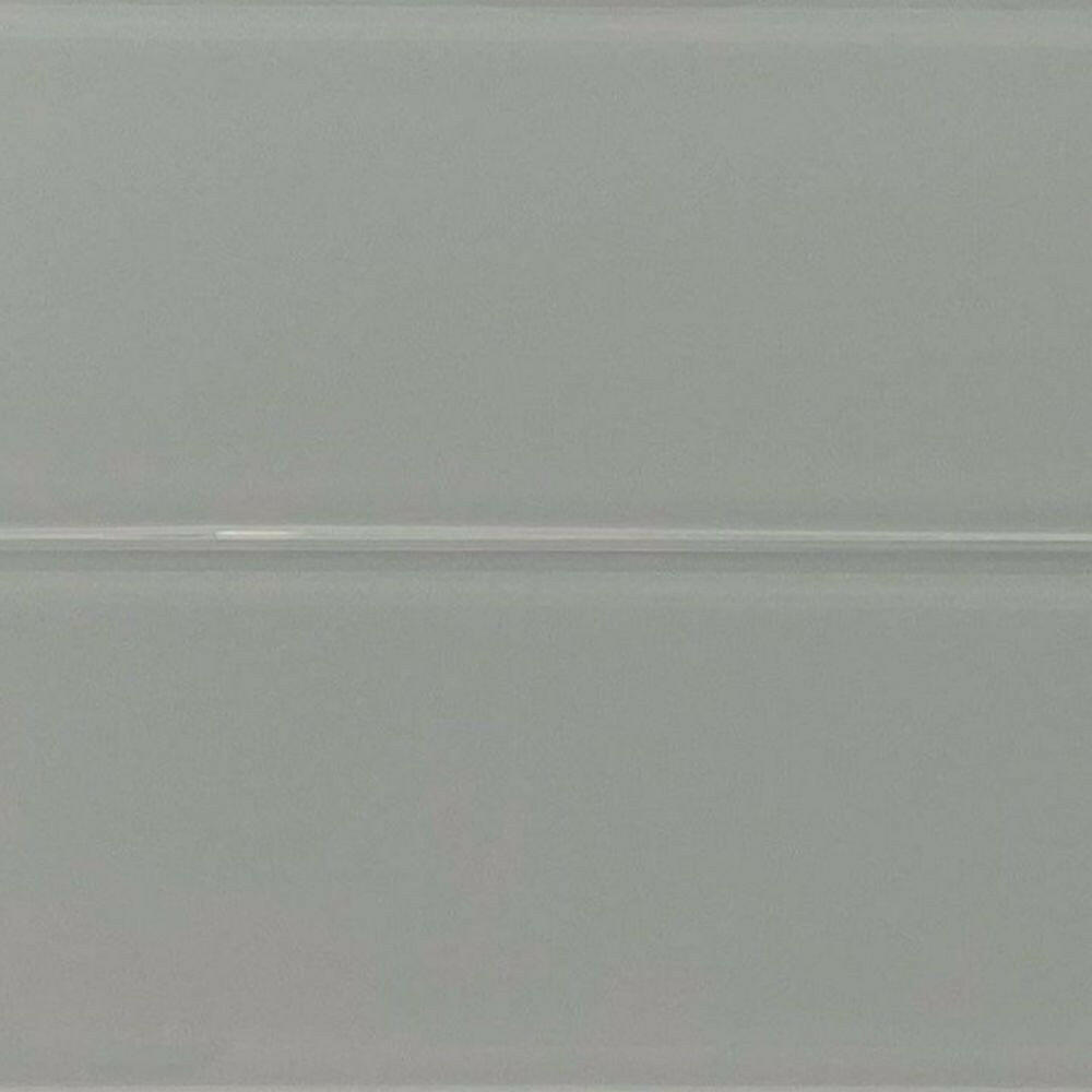 3x12 Mist Gray Glass Subway Tile - Rainbow Series 3x12 Mist Gray Glass Subway Tile - Rainbow Series - American Tile Depot