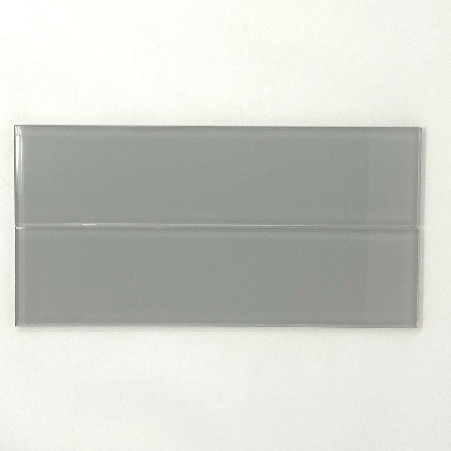 3x12 Mist Gray Glass Subway Tile - Rainbow Series 3x12 Mist Gray Glass Subway Tile - Rainbow Series - American Tile Depot