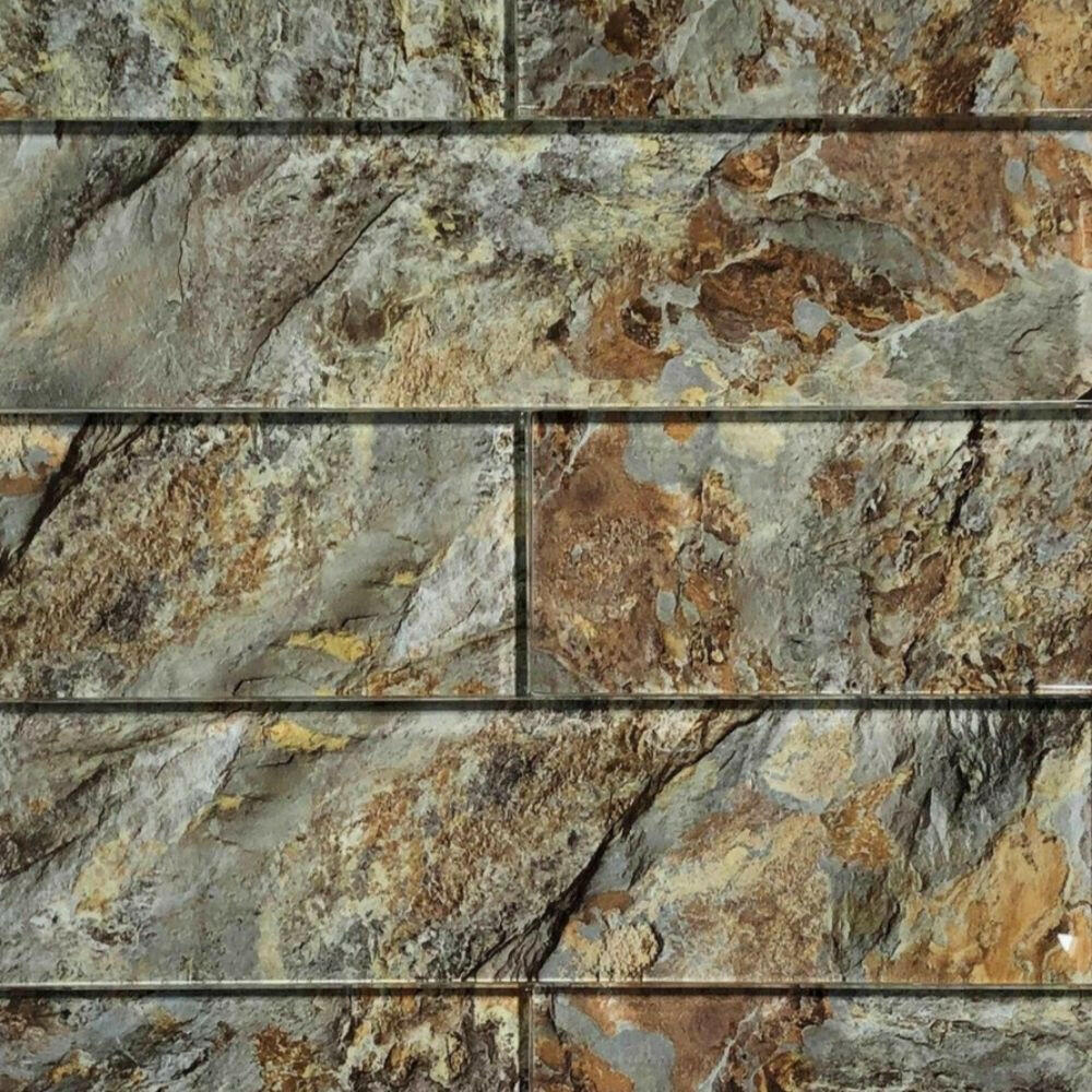 3x12 Mountain Marble Look Glass Subway Tile 3x12 Mountain Marble Look Glass Subway Tile - American Tile Depot