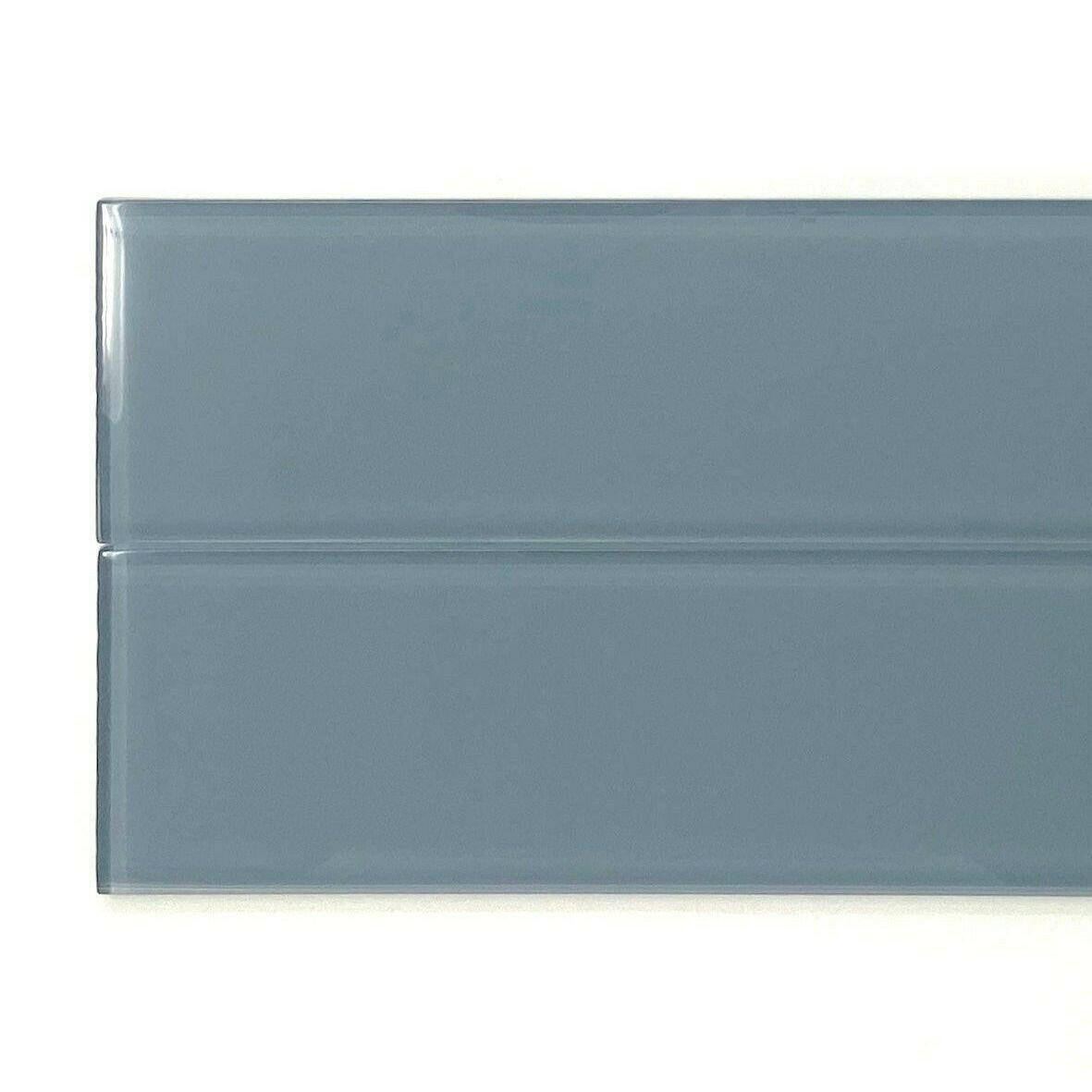 3x12 Ocean Blue Glass Subway Tile - Rainbow Series 3x12 Ocean Blue Glass Subway Tile - Rainbow Series - American Tile Depot