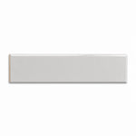 3x12 Palette Gray Glossy Solid Color Ceramic Bullnose Tile - American Tile Depot