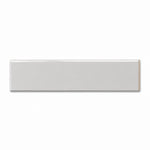 3x12 Palette Gray Glossy Solid Color Ceramic Bullnose Tile - American Tile Depot