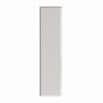 3x12 Palette Gray Glossy Solid Color Ceramic Bullnose Tile - American Tile Depot