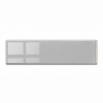 3x12 Palette Gray Matte Solid Color Ceramic Bullnose Tile - American Tile Depot