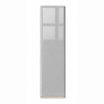3x12 Palette Gray Matte Solid Color Ceramic Bullnose Tile - American Tile Depot