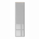 3x12 Palette Gray Matte Solid Color Ceramic Bullnose Tile - American Tile Depot