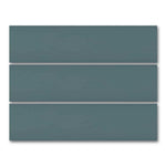 3x12 Palette Petrol Glossy Ceramic Wall Tile 3x12 Palette Petrol Glossy Ceramic Wall Tile - American Tile Depot