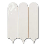 3x12 Pluma Lana Shape Glossy Ceramic Wall Tile 3x12 Pluma Lana Shape Glossy Ceramic Wall Tile - American Tile Depot