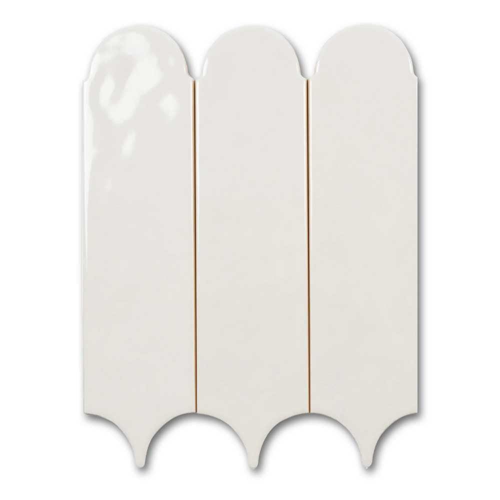 3x12 Pluma Lana Shape Glossy Ceramic Wall Tile 3x12 Pluma Lana Shape Glossy Ceramic Wall Tile - American Tile Depot