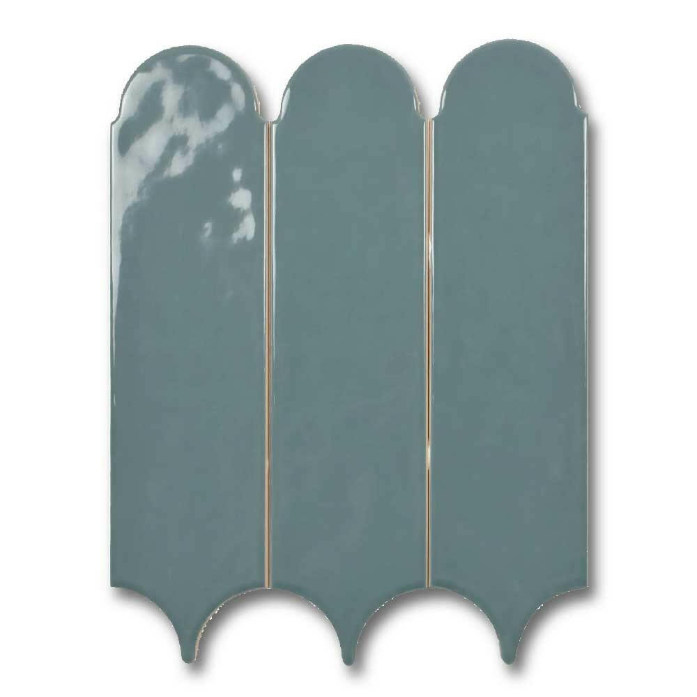 3x12 Plume Azul Solid Look Glossy Ceramic Wall Tile 3x12 Plume Azul Solid Look Glossy Ceramic Wall Tile - American Tile Depot