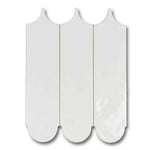 3x12 Plume White Ice Solid Look Glossy Ceramic Wall Tile 3x12 Plume White Ice Solid Look Glossy Ceramic Wall Tile - American Tile Depot
