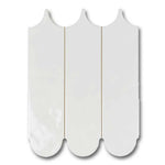 3x12 Plume White Ice Solid Look Glossy Ceramic Wall Tile 3x12 Plume White Ice Solid Look Glossy Ceramic Wall Tile - American Tile Depot