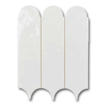 3x12 Plume White Ice Solid Look Glossy Ceramic Wall Tile 3x12 Plume White Ice Solid Look Glossy Ceramic Wall Tile - American Tile Depot