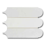 3x12 Plume White Ice Solid Look Matte Ceramic Wall Tile 3x12 Plume White Ice Solid Look Matte Ceramic Wall Tile - American Tile Depot
