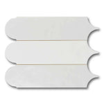 3x12 Plume White Ice Solid Look Matte Ceramic Wall Tile 3x12 Plume White Ice Solid Look Matte Ceramic Wall Tile - American Tile Depot
