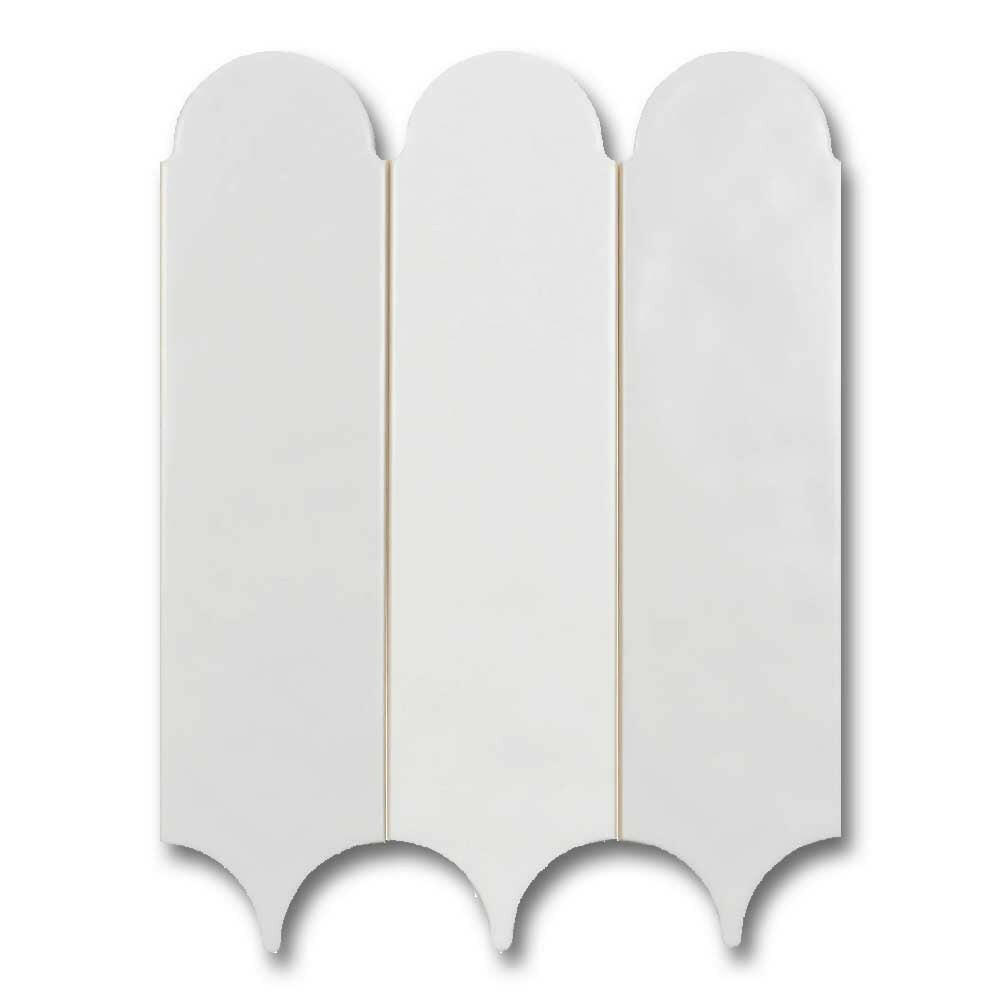 3x12 Plume White Ice Solid Look Matte Ceramic Wall Tile 3x12 Plume White Ice Solid Look Matte Ceramic Wall Tile - American Tile Depot
