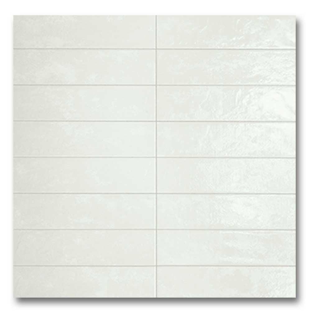 3x12 Regoli Bianco Glossy Solid Look Porcelain Tile 3x12 Regoli Bianco Glossy Solid Look Porcelain Tile - American Tile Depot