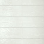 3x12 Regoli Bianco Glossy Solid Look Porcelain Tile 3x12 Regoli Bianco Glossy Solid Look Porcelain Tile - American Tile Depot
