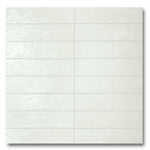 3x12 Regoli Bianco Glossy Solid Look Porcelain Tile 3x12 Regoli Bianco Glossy Solid Look Porcelain Tile - American Tile Depot