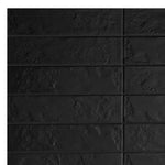 3x12 Regoli Nero Glossy Solid Color Porcelain Tile 3x12 Regoli Nero Glossy Solid Color Porcelain Tile - American Tile Depot