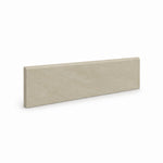 3x12 Safari Crema Matte Travertine Look Porcelain Bullnose Tile - American Tile Depot