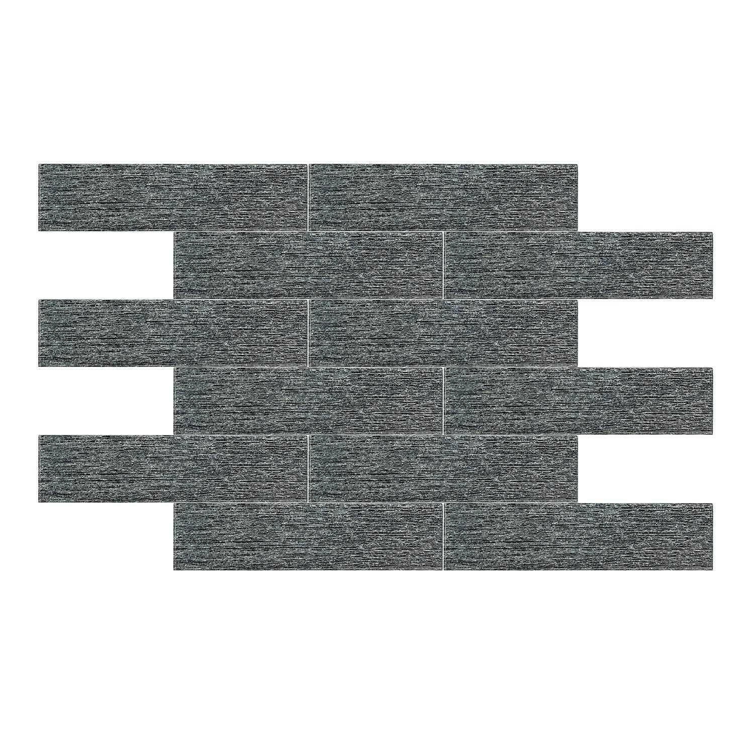 3x12 Silver Star Dark Glass Subway Tile 3x12 Silver Star Dark Glass Subway Tile - American Tile Depot