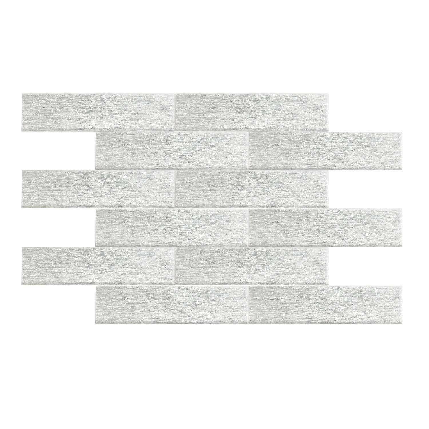 3x12 Silver Star Light Glass Subway Tile 3x12 Silver Star Light Glass Subway Tile - American Tile Depot