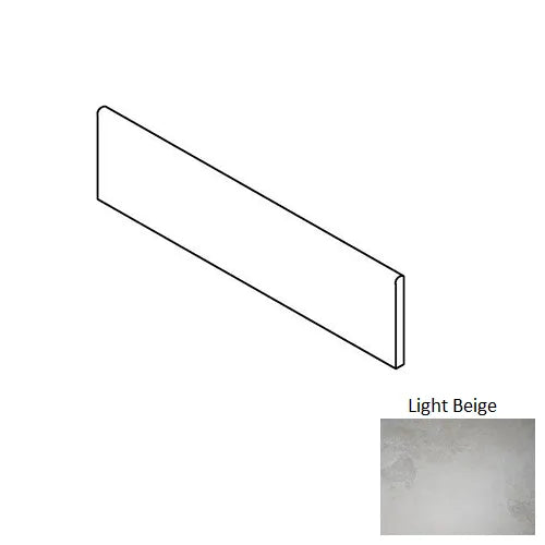 3x12 True Light Beige Matte Stone Look Porcelain Bullnose Tile 3x12 True Light Beige Matte Stone Look Porcelain Bullnose Tile - American Tile Depot