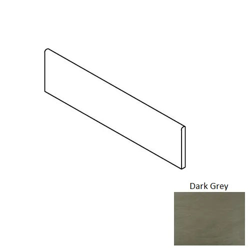 3x12 Vivo Dark Grey Natural Travertine Look Porcelain Bullnose Tile 3x12 Vivo Dark Grey Natural Travertine Look Porcelain Bullnose Tile - American Tile Depot