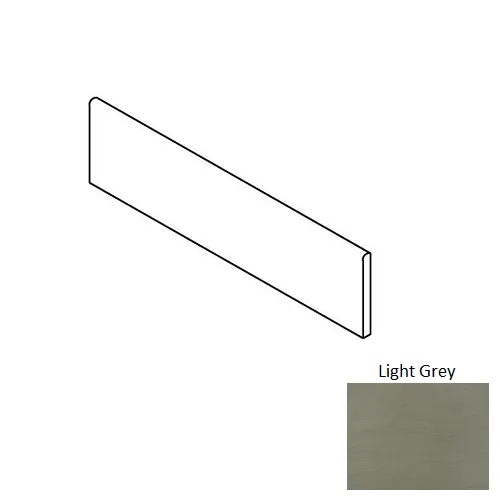 3x12 Vivo Light Grey Natural Travertine Look Porcelain Bullnose Tile 3x12 Vivo Light Grey Natural Travertine Look Porcelain Bullnose Tile - American Tile Depot