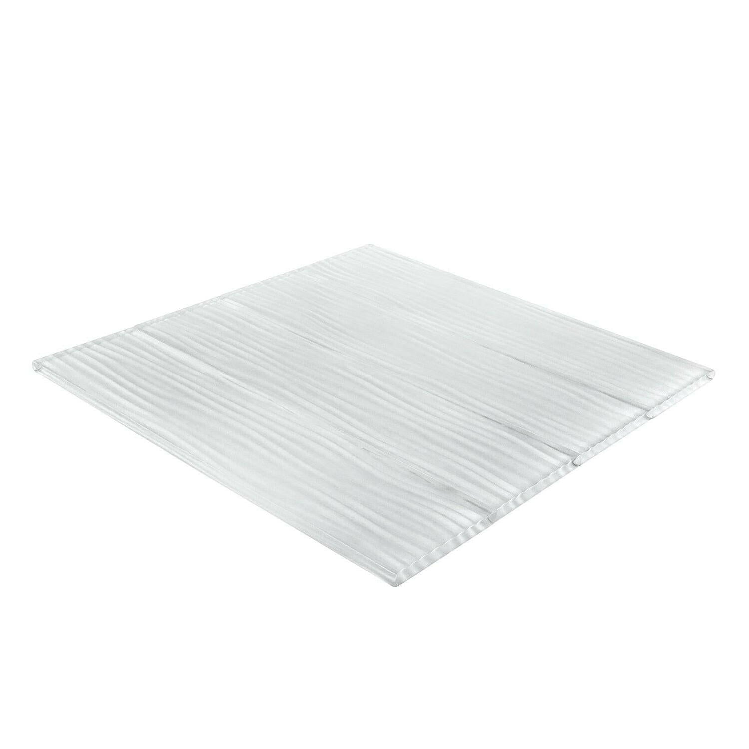 3x12 White Pacific Waves Glass Subway Tile 3x12 White Pacific Waves Glass Subway Tile - American Tile Depot