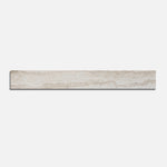 3x24 Travertine Beige Polished Porcelain Bullnose Tile - American Tile Depot