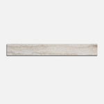 3x24 Travertine Beige Polished Porcelain Bullnose Tile - American Tile Depot