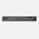 3x24 Travertine Black Polished Porcelain Bullnose Tile - American Tile Depot