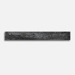 3x24 Travertine Black Polished Porcelain Bullnose Tile - American Tile Depot