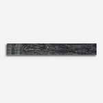 3x24 Travertine Black Polished Porcelain Bullnose Tile - American Tile Depot