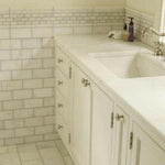 3x6 Afyon White Marble Polished Tile 3x6 Afyon White Marble Polished Tile - American Tile Depot