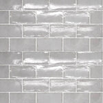 3x6 Altea Light Gray Polished Ceramic Wall Tile - American Tile Depot