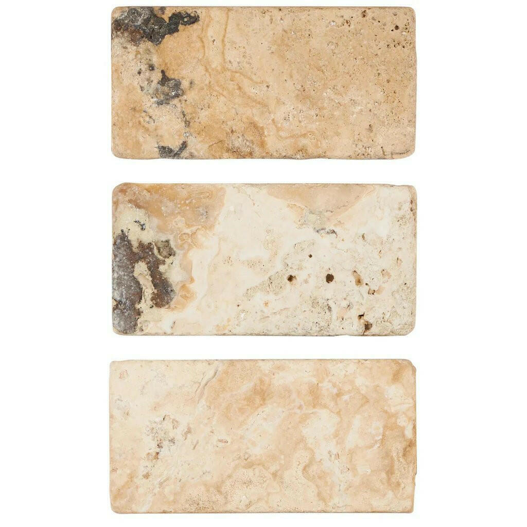 3x6 Antico Onyx Travertine Tumbled Tile 3x6 Antico Onyx Travertine Tumbled Tile - American Tile Depot
