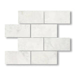 3x6 Bianco Congelato Dolomite Leathered Tile - American Tile Depot