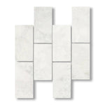3x6 Bianco Congelato Dolomite Leathered Tile - American Tile Depot
