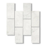 3x6 Bianco Congelato Dolomite Leathered Tile - American Tile Depot