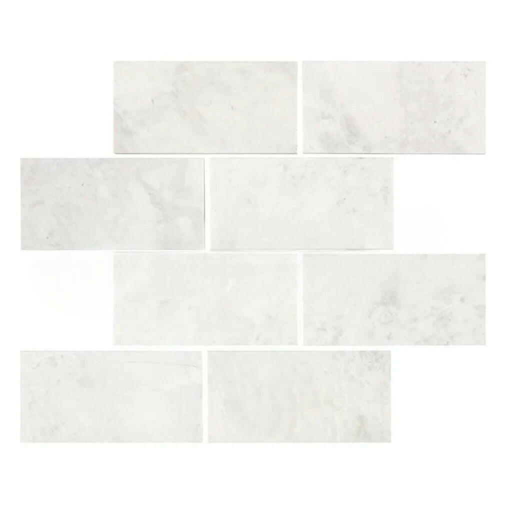3x6 Bianco Congelato Dolomite Leathered Tile 3x6 Bianco Congelato Dolomite Leathered Tile - American Tile Depot
