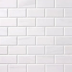 3x6 Bianco Dolomite Polished & Beveled Tile 3x6 Bianco Dolomite Polished & Beveled Tile - American Tile Depot