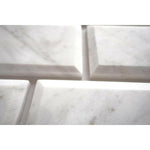 3x6 Bianco Venatino Marble Polished & Beveled Tile 3x6 Bianco Venatino Marble Polished & Beveled Tile - American Tile Depot