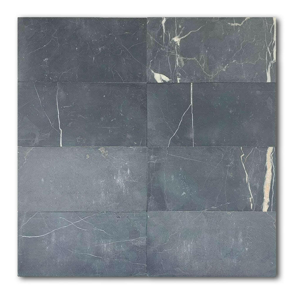 3x6 Black Marquina Marble Honed Tile 3x6 Black Marquina Marble Honed Tile - American Tile Depot