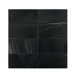 3x6 Black Marquina Marble Polished Tile | FINAL SALE 3x6 Black Marquina Marble Polished Tile | FINAL SALE - American Tile Depot