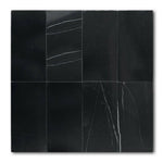 3x6 Black Marquina Marble Polished Tile | FINAL SALE 3x6 Black Marquina Marble Polished Tile | FINAL SALE - American Tile Depot