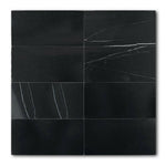 3x6 Black Marquina Marble Polished Tile | FINAL SALE 3x6 Black Marquina Marble Polished Tile | FINAL SALE - American Tile Depot