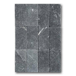 3x6 Black Marquina Marble Tumbled Tile 3x6 Black Marquina Marble Tumbled Tile - American Tile Depot